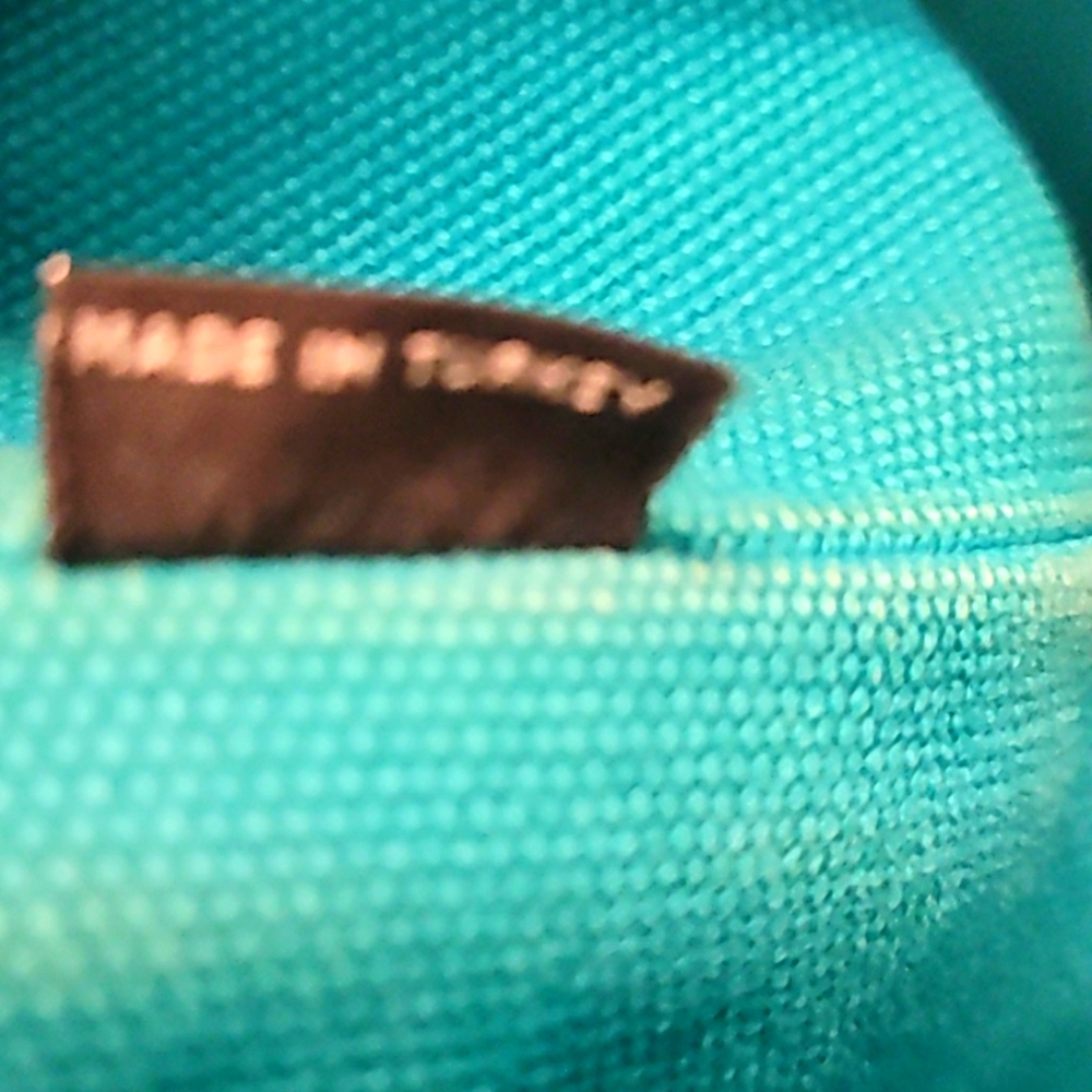 Prada Blue Canvas Tote Bag has Minor Wear - Picture 12 of 13